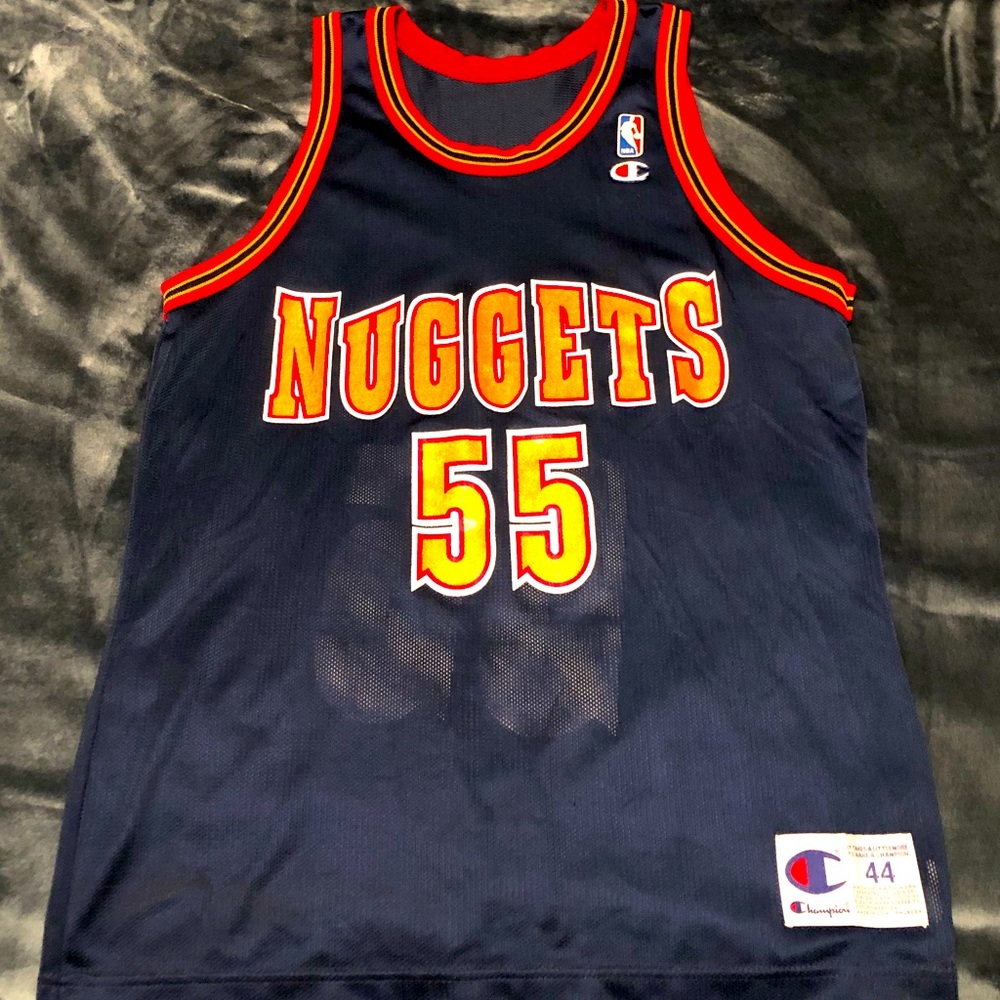 Vintage Dikembe Mutombo Denver Nuggets Jersey sz44